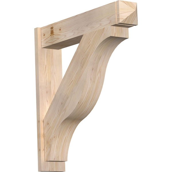 Ekena Millwork Funston Smooth Arts and Crafts Outlooker, Douglas Fir, 7 1/2"W x 38"D x 38"H OUT08X38X38FST03SDF - main